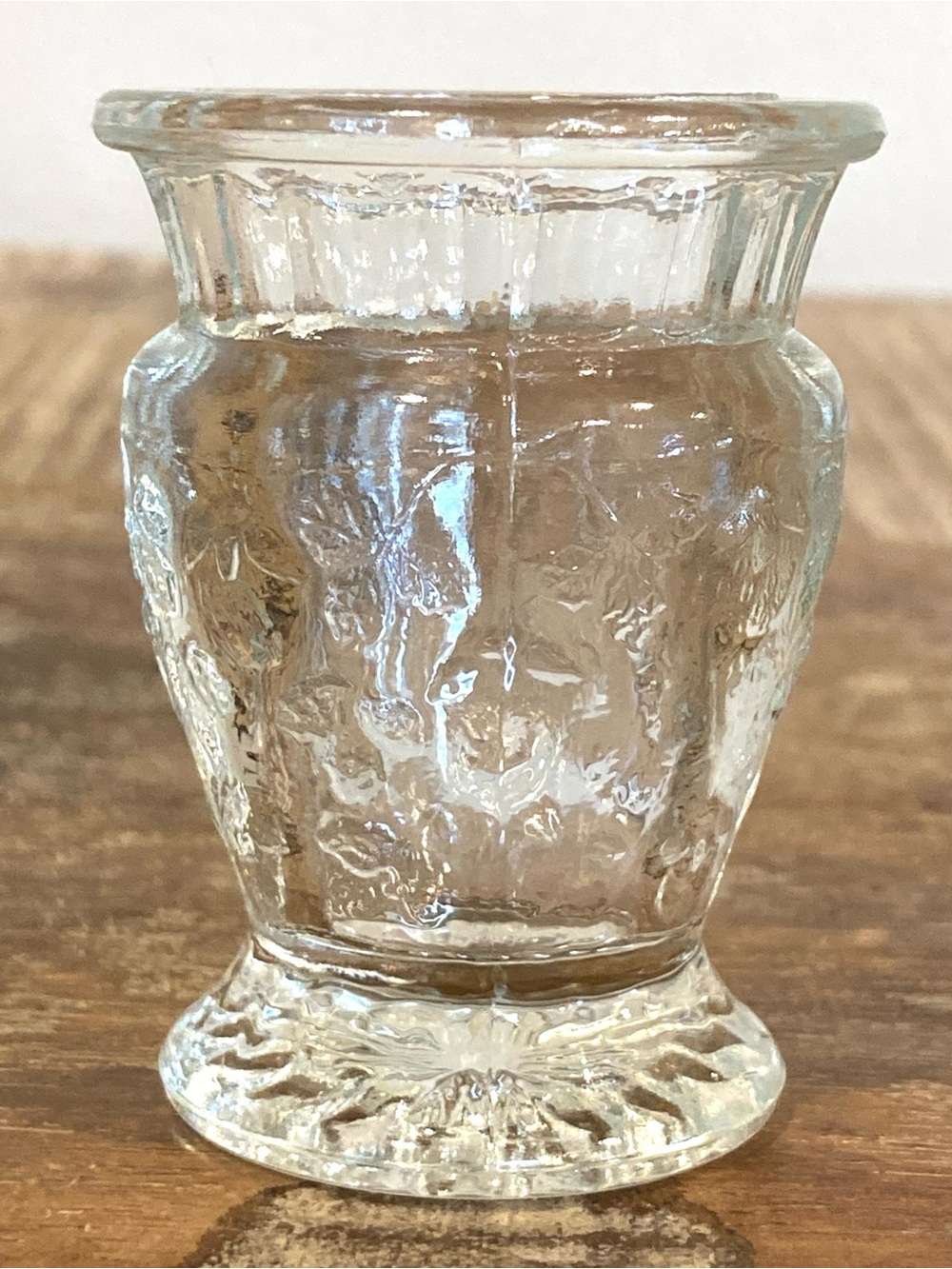 Kokomo Jenkins Clear Glass Falcon Strawberry Pattern Toothpick Holder EAPG - Picture 4 of 7